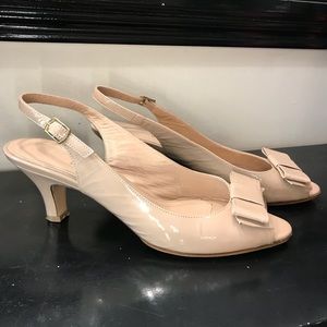 Bournazos Athens Nude Kitten Heels Size 38